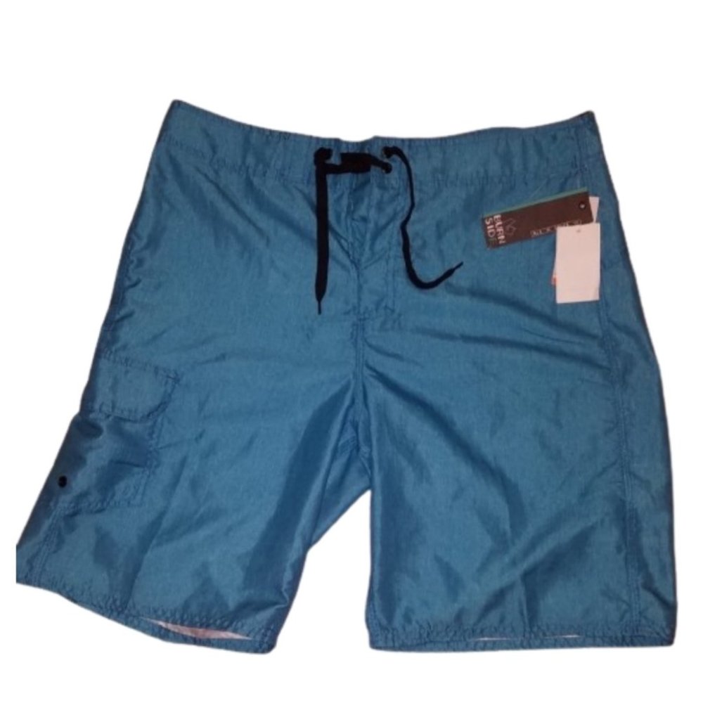 Burnside Solid Board Shorts | Blue | 34" | NWT